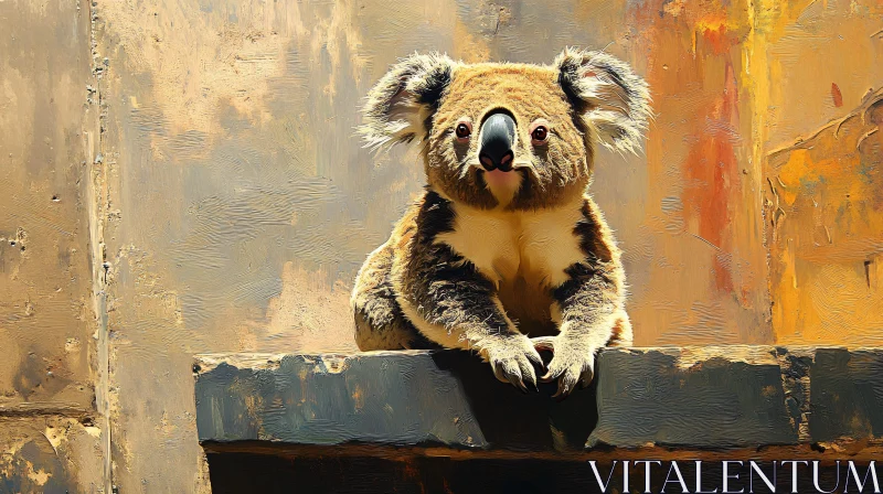 AI ART Digital Art of a Koala