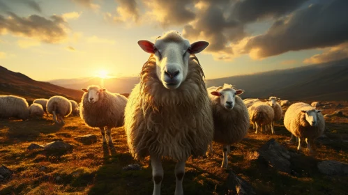 Sheep in Nature: Anamorphic Lens Flare and Photo-Realistic Portraiture