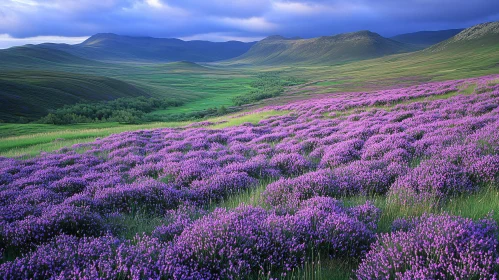 Picturesque Flower-Covered Meadow