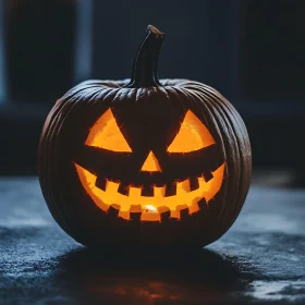 Glowing Halloween Pumpkin