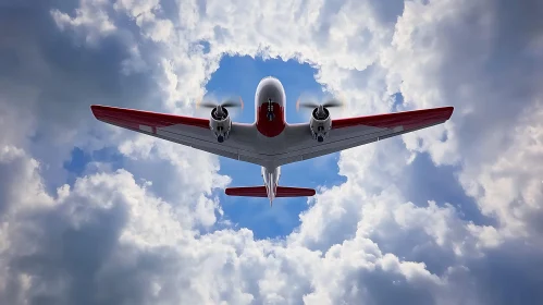 Airplane in Mid-Flight