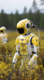 Robots Amidst Blooming Flowers: An Alien World Perspective