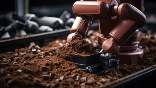 Robots Harvesting Cocoa and Rice - Industrial Machinery Aesthetics