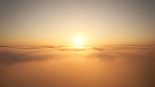 Morning Sunlight Above the Clouds