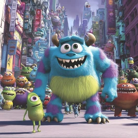 Urban Monster Parade in Animation