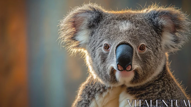 Koala in Natural Habitat AI Image