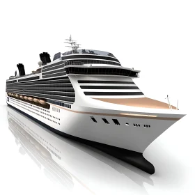 Sleek and Stylish Modern Cruise Ship