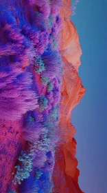 Colorful Dreamlike Desert Scenery