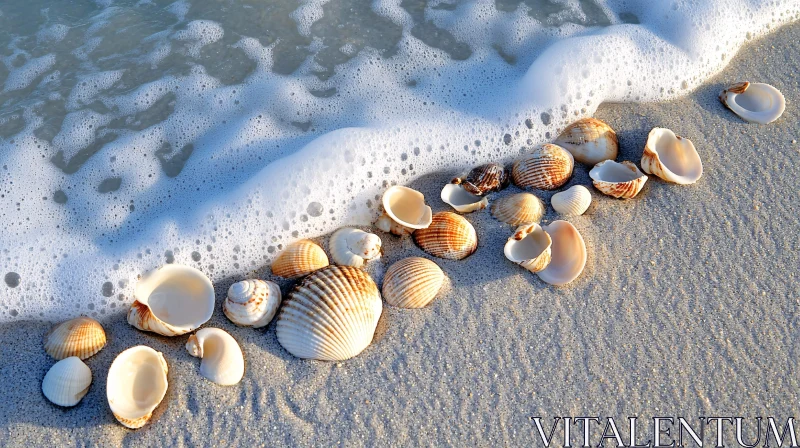 AI ART Seashells by the Seashore