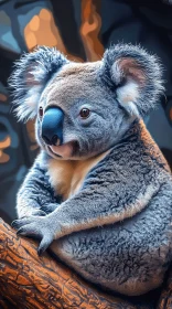 Serene Koala in Natural Habitat