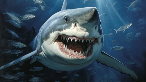 Great White Shark - A Study in Detail and Precision