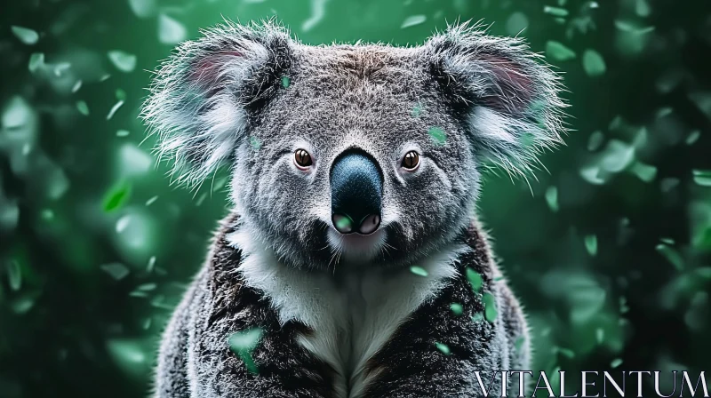 Koala and Nature Harmony AI Image