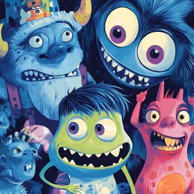 Whimsical Animated Monster Characters