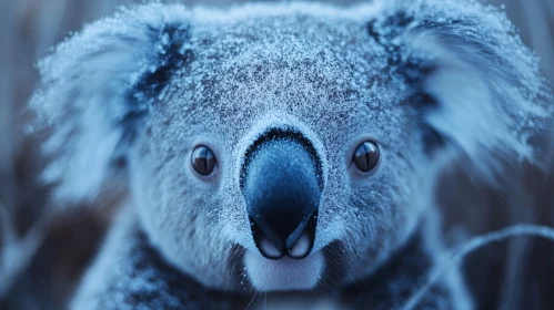 Frosted Koala Portrait