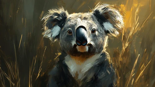 Peaceful Koala Art