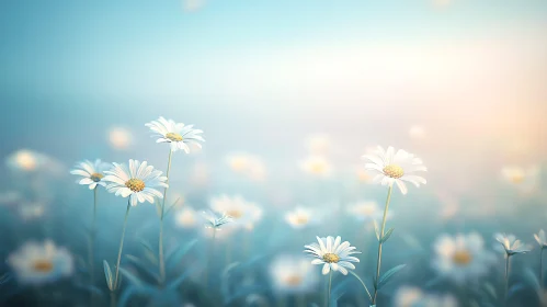 Dreamy Pastel Daisies in Soft Focus