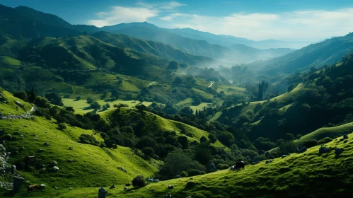 Serene Pastoral Landscapes: A Captivating Depiction of Nature's Beauty