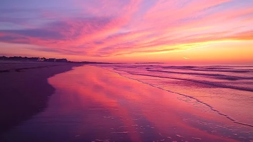 Tranquil Shoreline Sunset