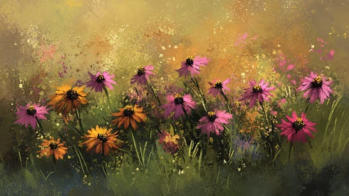 Vibrant Flower Meadow in Bloom