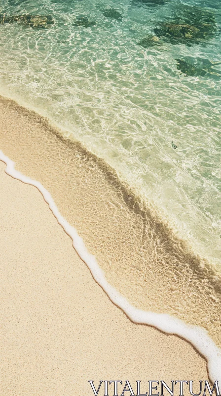 Calm Beach and Clear Sea