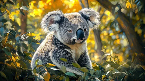 Wildlife Harmony: Koala in Nature