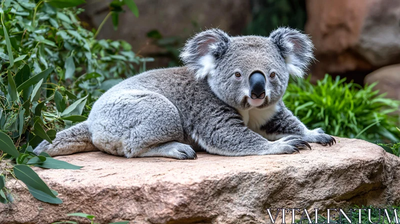 AI ART Koala Resting in the Wild