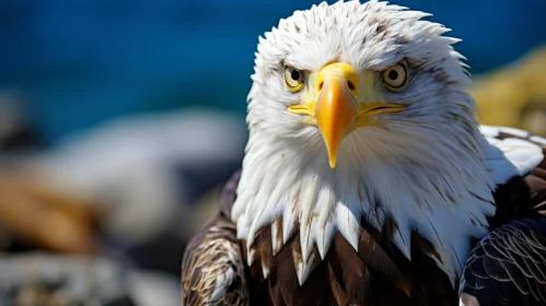 Majestic Bald Eagle Imbued with Transcendentalist Themes