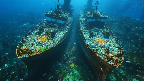 Marine Ecosystem Takes Over Old Shipwrecks