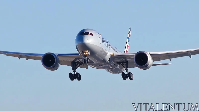 Modern Aircraft in Flight AI Image