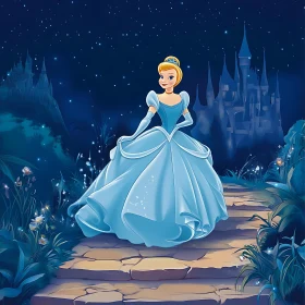 Magical Blue Gown Princess