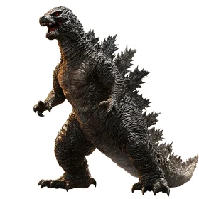 Colossal Godzilla Displaying Its Might