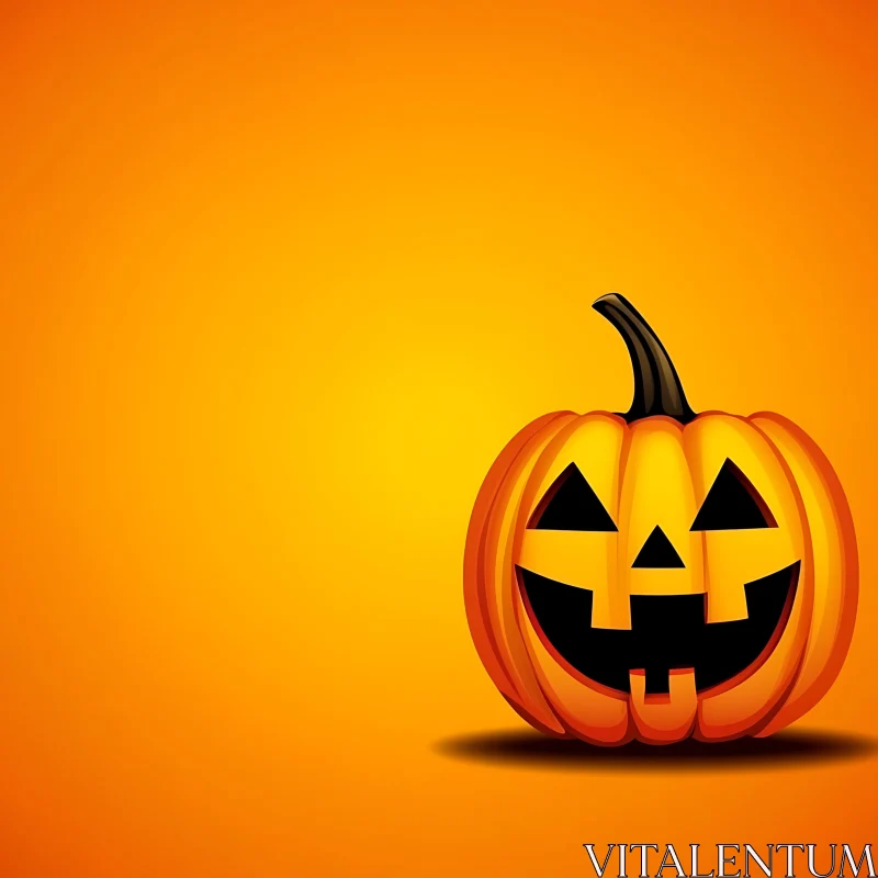 Autumn Festive Pumpkin Carving AI Image