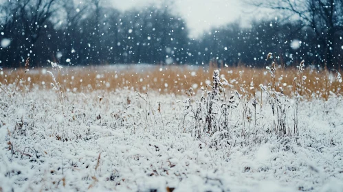 Winter Wonderland in a Field