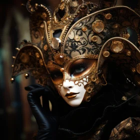 Venetian Carnival Costume in Fantasypunk Style