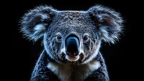 Koala Portrait: Nature's Adorable Marsupial