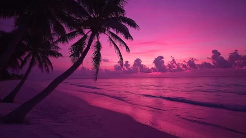 Serenity at a Beach Sunset