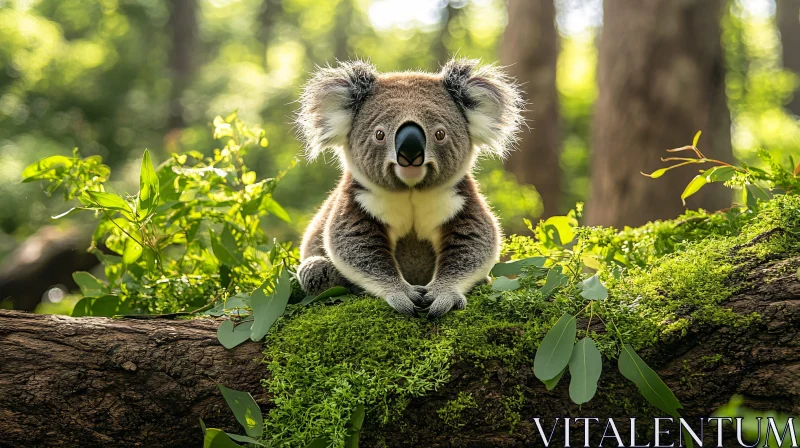 AI ART Serene Koala in its Natural Habitat