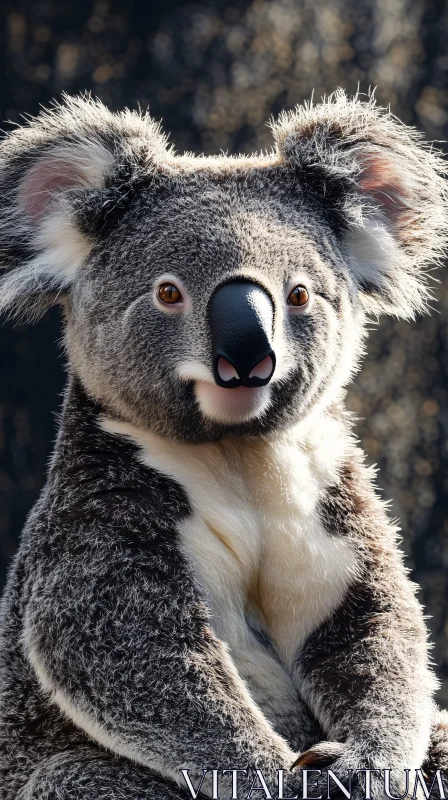 Koala Close-up Image AI Image