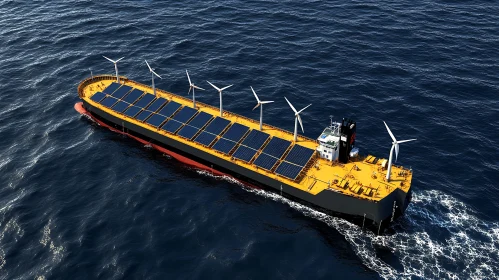 Eco-Friendly Cargo Ship