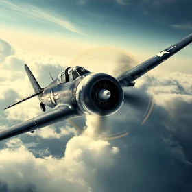 Historic Aircraft Flying in the Sky