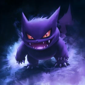 Ominous Purple Anime Creature