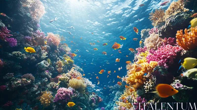 Underwater World of a Coral Reef