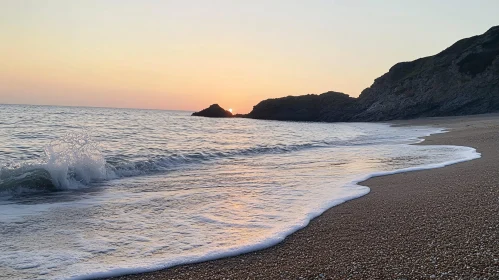 Serene Beach Sunset