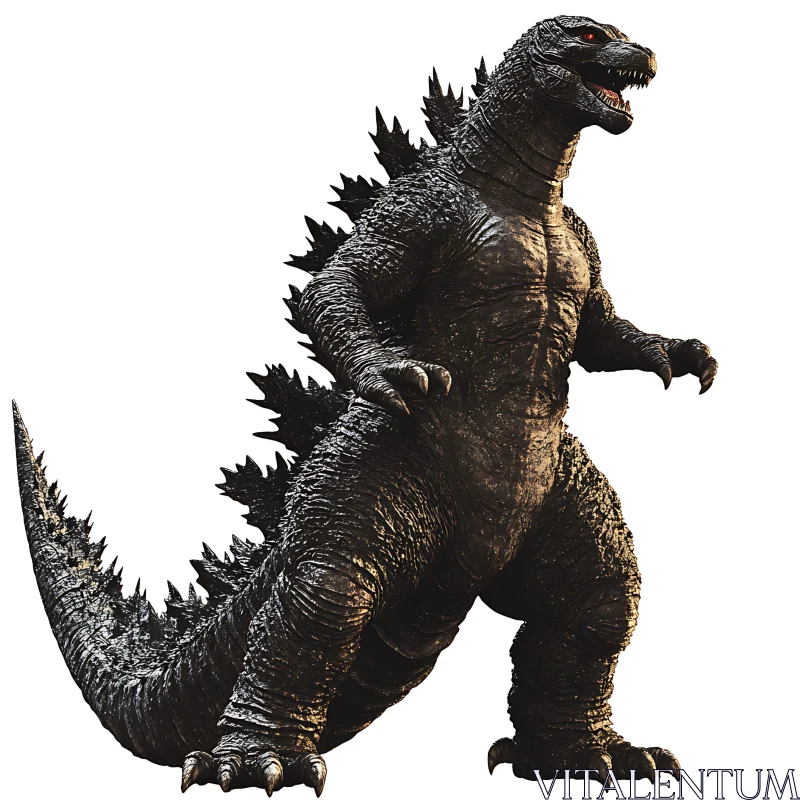 Godzilla – The Legendary Kaiju in Detail AI Image