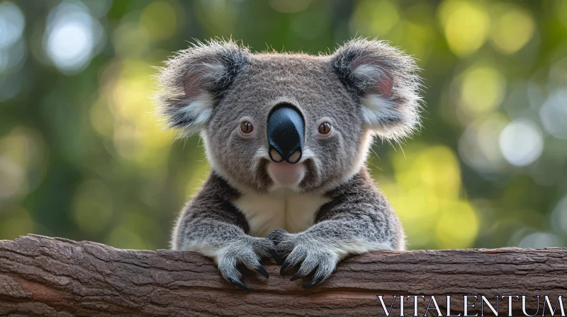 Koala Resting Peacefully AI Image