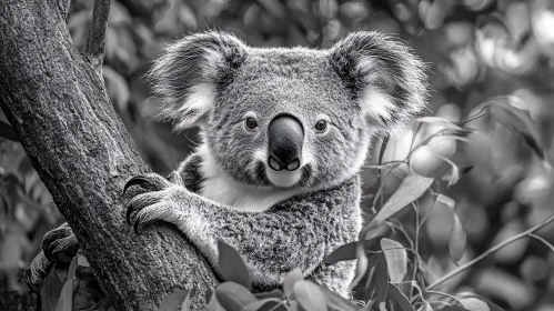 Koala Bear on a Tree