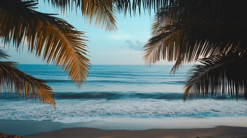 Tranquil Coastal Beach View