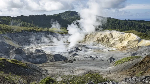 Steam-Powered Wonders: Geothermal Eruption