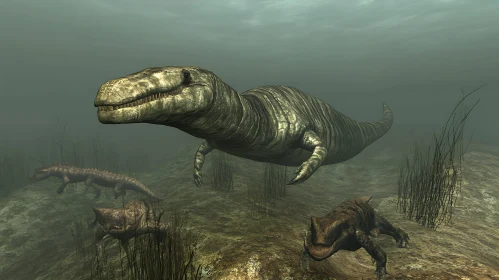 Ancient Sea Life with Marine Reptiles