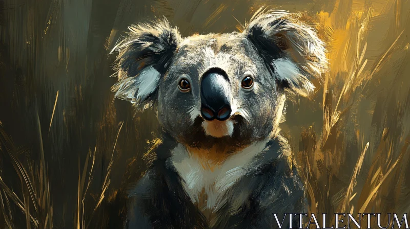 Peaceful Koala Art AI Image